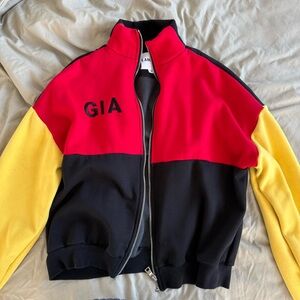 I am Gia colorblock bomber jacket